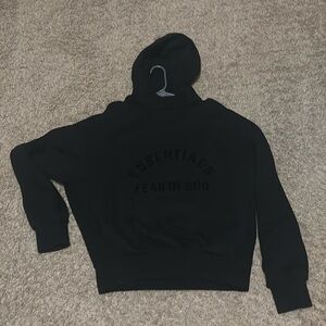 Black Essentials Hoodie